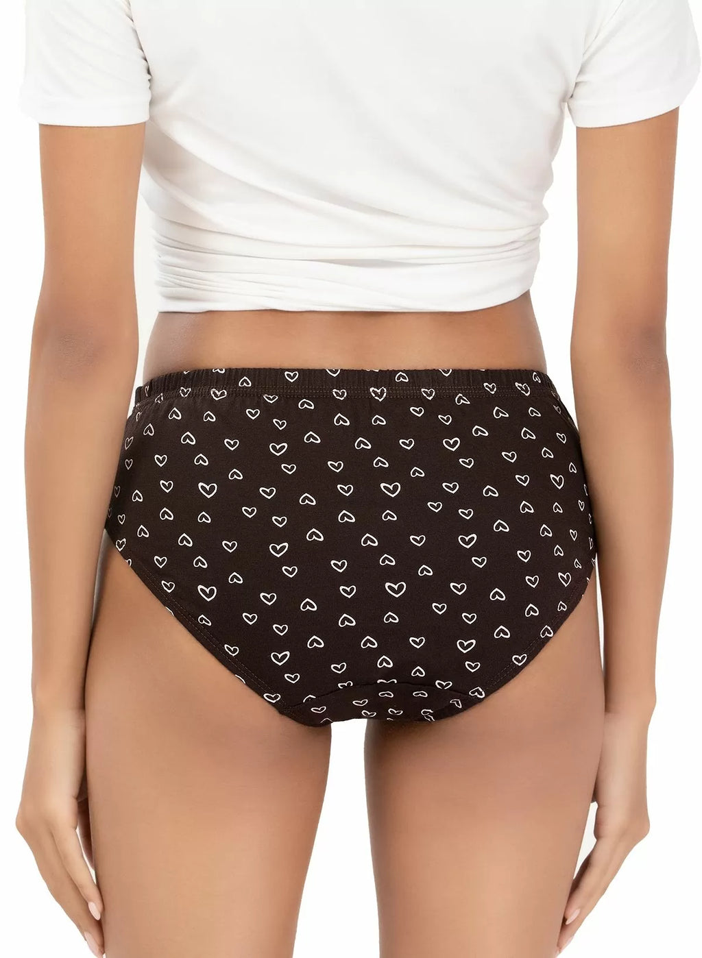 Inner Elastic Hipster Panty Pack of 5 Assorted Prints