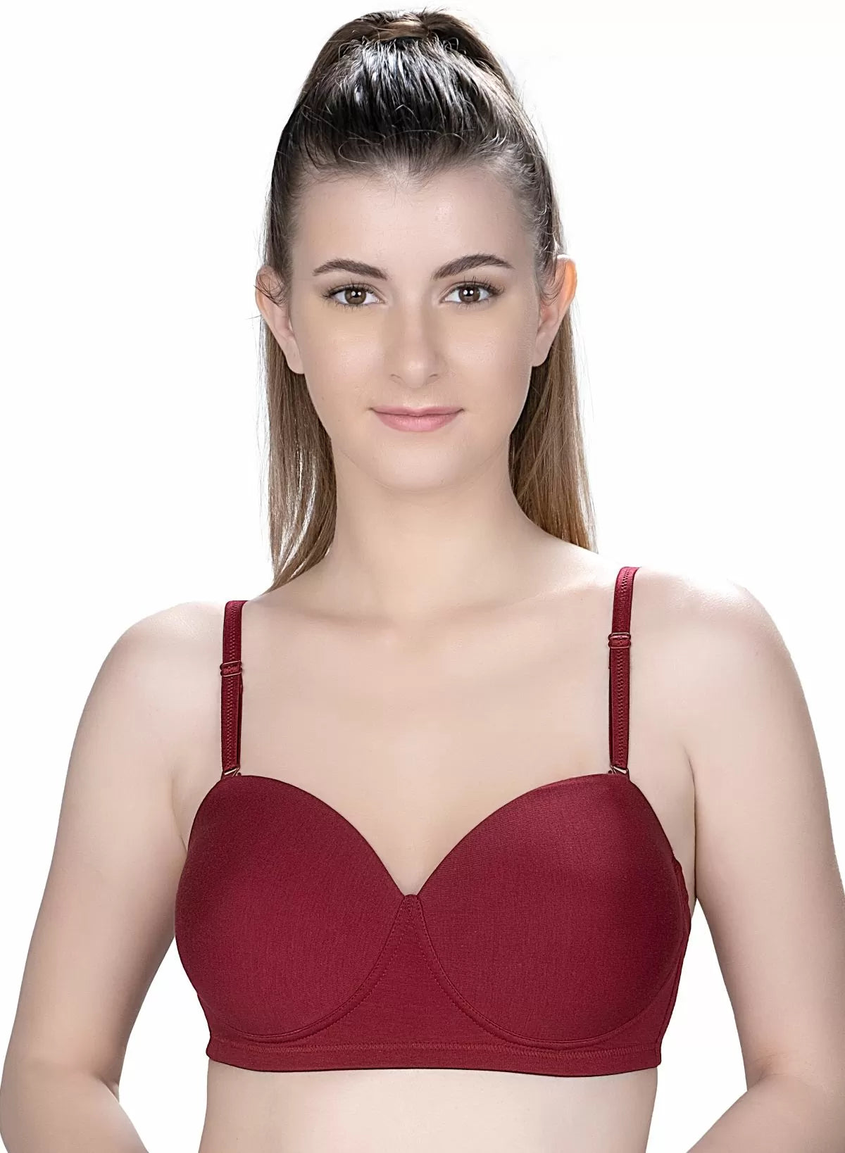 Riza Bareneck Demi Cup T-shirt Bra